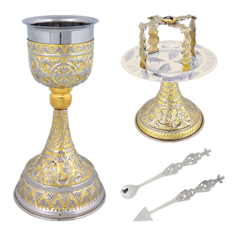 Δισκοπότηρο δίχρωμο (σετ πέντε τεμαχίων)