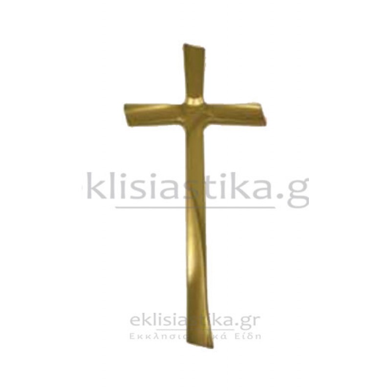 Σταυρός modern art χωρίς σώμα Χριστού επίπεδου τύπου αλουμινίου μπρονζέ