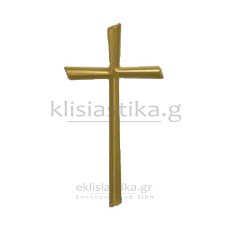 Σταυρός memory χωρίς σώμα Χριστού καμπυλωτού τύπου αλουμινίου μπρονζέ