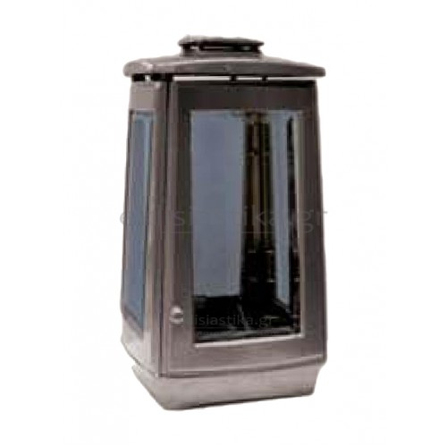 Καντήλι αλουμινίου αιματίτης τετράγωνο λείο