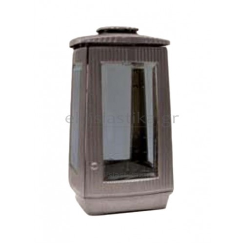 Καντήλι αλουμινίου αιματίτης τετράγωνο γραμμωτό