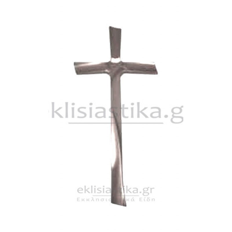 Σταυρός modern art χωρίς σώμα Χριστού επίπεδου τύπου αλουμινίου νίκελ