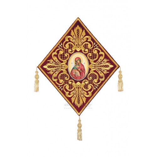 Επιγονάτιο Χρυσοκέντητο με ένθετο σμάλτο