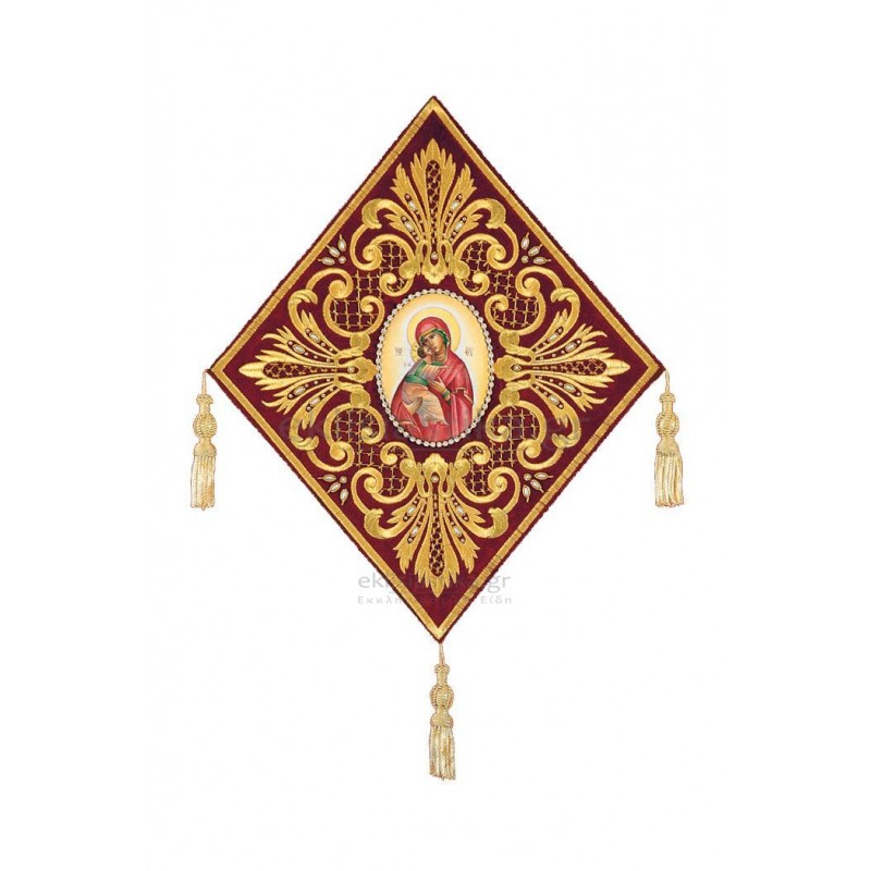 Επιγονάτιο Χρυσοκέντητο με ένθετο σμάλτο