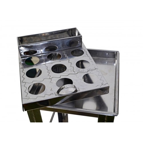 Ανοξείδωτο τροχήλατο καρότσι