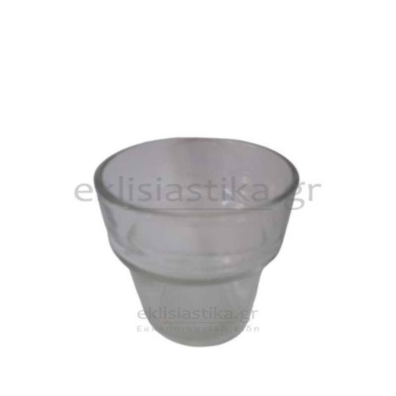 Καντηλόκουπα γυάλινη μεσαία